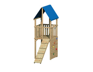 FIPS Spielturm BASIC (mit Kletterwand, -Steg) FIPS Spielturm BASIC (mit Kletterwand, -Steg)