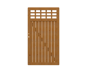 COMO Tor mit Gitter, braun (98 x 179) COMO Tor mit Gitter, braun (98 x 179)