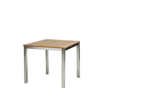San Remo Tisch 90 cm Edelstahl/Teak San Remo Tisch 90 cm Edelstahl/Teak
