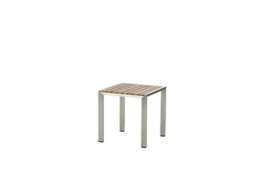 Malaga Beistelltisch Edelstahl/Teak Malaga Beistelltisch Edelstahl/Teak
