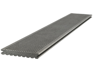 Barfußdiele Megawood CLASSIC massiv (basaltgrau 4800x145x21mm) Barfußdiele Megawood CLASSIC massiv (basaltgrau 4800x145x21mm)