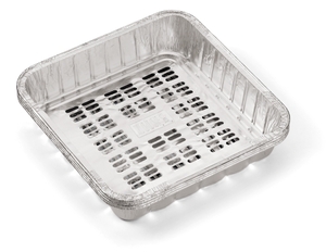Weber Aluminium-Grillpfannen für Gemüse ((4 Stück) 41x214x214 mm) Weber Aluminium-Grillpfannen für Gemüse ((4 Stück) 41x214x214 mm)