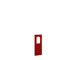 WINNETOO Fensterwand pflegeleicht rot 90x138cm WINNETOO Fensterwand pflegeleicht rot 90x138cm