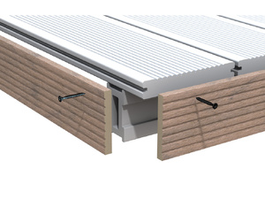 DreamDeck BIColor Abschlussleiste Mandel 10x80x2000mm DreamDeck BIColor Abschlussleiste Mandel 10x80x2000mm
