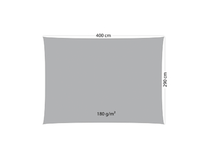 Sonnensegel anthrazit 180 g / qm (400 x 290) Sonnensegel anthrazit 180 g / qm (400 x 290)