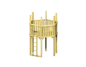 WINNETOO 6-Eck Spielturm (Durchm.: 204 cm) WINNETOO 6-Eck Spielturm (Durchm.: 204 cm)