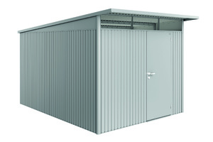 Gerätehaus AvantGarde Gr. XXL (silber-metallic, Standardtür) Gerätehaus AvantGarde Gr. XXL (silber-metallic, Standardtür)
