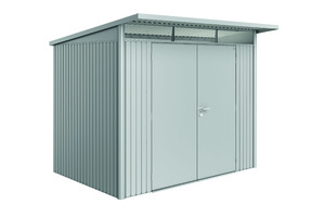 Gerätehaus AvantGarde Gr. L (silber-metallic, Doppeltür) Gerätehaus AvantGarde Gr. L (silber-metallic, Doppeltür)