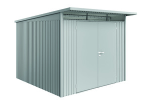 Gerätehaus AvantGarde Gr. XL (silber-metallic, Doppeltür) Gerätehaus AvantGarde Gr. XL (silber-metallic, Doppeltür)