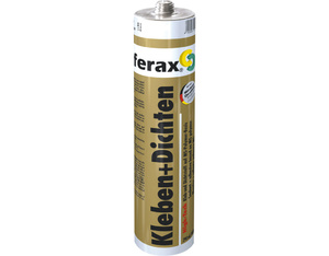 Kleben + Dichten, Farbe: glasklar 46 (SHORE A, Alu-Kartusche 310 ml/332 g) Kleben + Dichten, Farbe: glasklar 46 (SHORE A, Alu-Kartusche 310 ml/332 g)