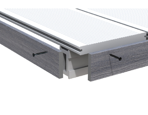 DreamDeck WPC PLATINUM Abschluss Grau 10x60x2000mm DreamDeck WPC PLATINUM Abschluss Grau 10x60x2000mm