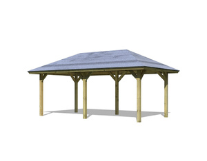 Pavillon Carport Kirn 2 OSB-Platte (2645x2645x2900mm) Pavillon Carport Kirn 2 OSB-Platte (2645x2645x2900mm)