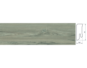 Designervinyl Steckfußleiste (L-1202 Sibirische Ulme) Designervinyl Steckfußleiste (L-1202 Sibirische Ulme)