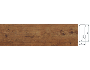 Designervinyl Steckfußleiste (L-1217 Rotbirne) Designervinyl Steckfußleiste (L-1217 Rotbirne)