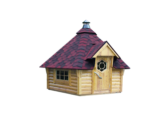 Grillkota Basic 9 Dachschindeln rot 376x325,6cm Grillkota Basic 9 Dachschindeln rot 376x325,6cm