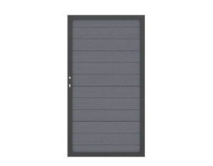 SYSTEM WPC Tor anthrazit, (Anthrazit-Rahmen DIN links 98x180cm) SYSTEM WPC Tor anthrazit, (Anthrazit-Rahmen DIN links 98x180cm)