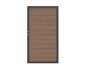 SYSTEM WPC Tor mandel, Anthrazit-Rahmen (DIN links 98x180cm) SYSTEM WPC Tor mandel, Anthrazit-Rahmen (DIN links 98x180cm)