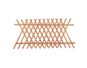 Jägerzaun braun 250x120cm Latten 55mm (ohne Querriegel) Jägerzaun braun 250x120cm Latten 55mm (ohne Querriegel)