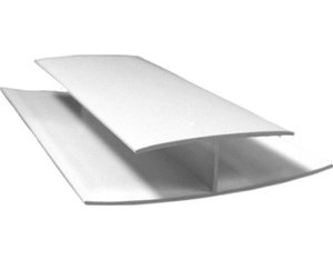 H-Profile mit 9mm Aufnahme Weiß 3000mm mit 9mm Aufnahme H-Profile mit 9mm Aufnahme Weiß 3000mm mit 9mm Aufnahme