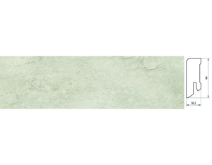 Designervinyl Steckfußleiste Antigua (L-1250 Cement light) Designervinyl Steckfußleiste Antigua (L-1250 Cement light)