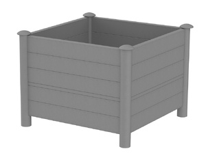 Pflanzkübel schiefergrau 1000x1000x810mm Pflanzkübel schiefergrau 1000x1000x810mm