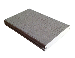 Terrassendiele aus Thermo-WPC 137-2 mit (Nut Farbe sand 21x137x5000mm) Terrassendiele aus Thermo-WPC 137-2 mit (Nut Farbe sand 21x137x5000mm)