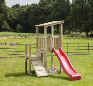 Spielturm Max (mit Wellenrutsche 228 cm blau) Spielturm Max (mit Wellenrutsche 228 cm blau)