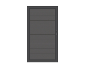 SYS ALU Tor DIN RE anthr/anthr 98x180cm SYS ALU Tor DIN RE anthr/anthr 98x180cm