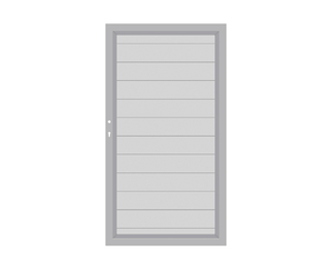SYS ALU Tor DIN LI silb./silb. 98x180 SYS ALU Tor DIN LI silb./silb. 98x180