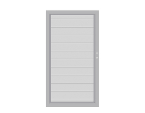 SYS ALU Tor DIN RE silb./silb. 98x180 SYS ALU Tor DIN RE silb./silb. 98x180