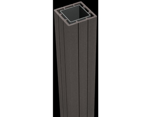 Solid Steckzaun Pfosten 10x10x190cm Anthrazit + Pfostenkappe Solid Steckzaun Pfosten 10x10x190cm Anthrazit + Pfostenkappe