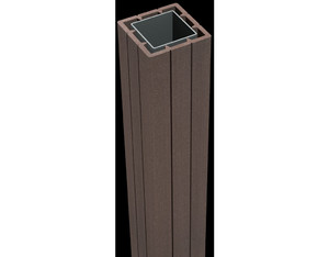 Solid Fertigzaun Pfosten 190cm Terra (7x7cm) Solid Fertigzaun Pfosten 190cm Terra (7x7cm)