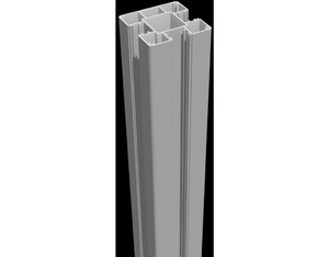 Lumino Steckpfosten 240cm Silbergrau 9x9 Lumino Steckpfosten 240cm Silbergrau 9x9