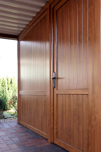 BasicLine Carport mit Geräteraum (319x245x208 Golden Oak) BasicLine Carport mit Geräteraum (319x245x208 Golden Oak)