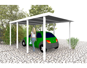 Basicline Carport Weiß Basicline Carport Weiß