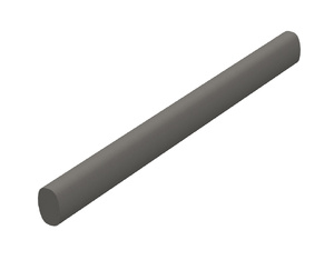 Konstruktionsholz schiefergrau 60x90x3600mm oval Konstruktionsholz schiefergrau 60x90x3600mm oval