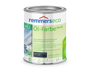 eco Öl-Farbe anthrazitgrau RAL 7016 0,75 l eco Öl-Farbe anthrazitgrau RAL 7016 0,75 l