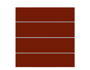SYSTEM BOARD XL Rot Zaunfeld-Set 179x180cm SYSTEM BOARD XL Rot Zaunfeld-Set 179x180cm