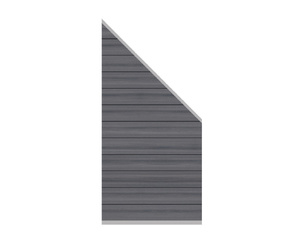 SYSTEM Platinum Zaun-Anschluss-Set grau 89x180cm SYSTEM Platinum Zaun-Anschluss-Set grau 89x180cm