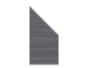 SYSTEM Platinum XL Zaun-Anschluss-Set grau 89x180cm SYSTEM Platinum XL Zaun-Anschluss-Set grau 89x180cm
