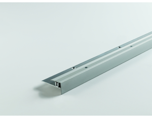 Treppenkantenprofil Aluminium für Parkett Silber 2600mm
