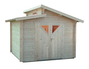Gartenhaus Bornholm 40-A Typ 4 (Dreieckglas-Tür) 270x220cm Gartenhaus Bornholm 40-A Typ 4 (Dreieckglas-Tür) 270x220cm