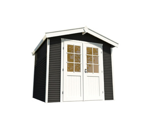 Gartenhaus Klassik 2424 Softline anthrazit 241x235cm Gartenhaus Klassik 2424 Softline anthrazit 241x235cm