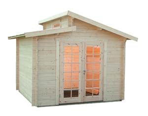 Gartenhaus Bornholm 40-A Typ 3 (Vollglas-Tür) 270x220cm Gartenhaus Bornholm 40-A Typ 3 (Vollglas-Tür) 270x220cm