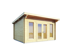 Gartenhaus Trondheim 70-B (2018) mit Dachpappe 360x360cm Gartenhaus Trondheim 70-B (2018) mit Dachpappe 360x360cm