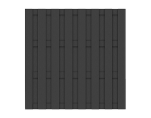 WPC Lamellenzaun Basic anthrazit