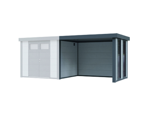 Eleganto Lounge inkl. 2 Fenster Rechts Lichtgrau 284 x 238 cm Eleganto Lounge inkl. 2 Fenster Rechts Lichtgrau 284 x 238 cm