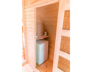 Campingfass Mega: Seitenwand + Schiebetür Campingfass Mega: Seitenwand + Schiebetür