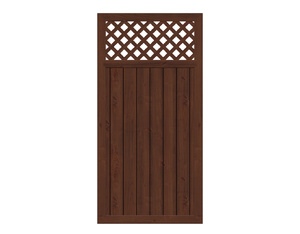 LONGLIFE RIVA mit Gitter gerade, Nussbaum 90x180cm LONGLIFE RIVA mit Gitter gerade, Nussbaum 90x180cm