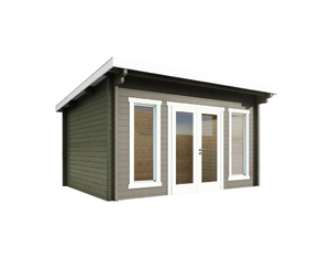 Gartenhaus Trondheim 44-A XL in Gletschergrau Gartenhaus Trondheim 44-A XL in Gletschergrau